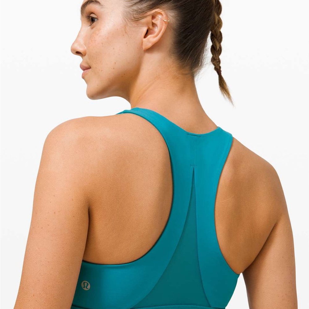 Lululemon Teal invigorate bra (sz 6)